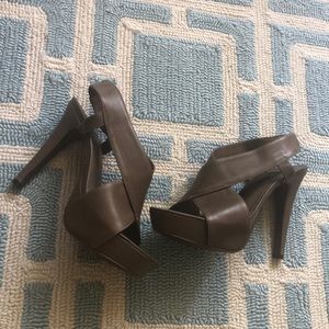 DVF Zia Leather Platform